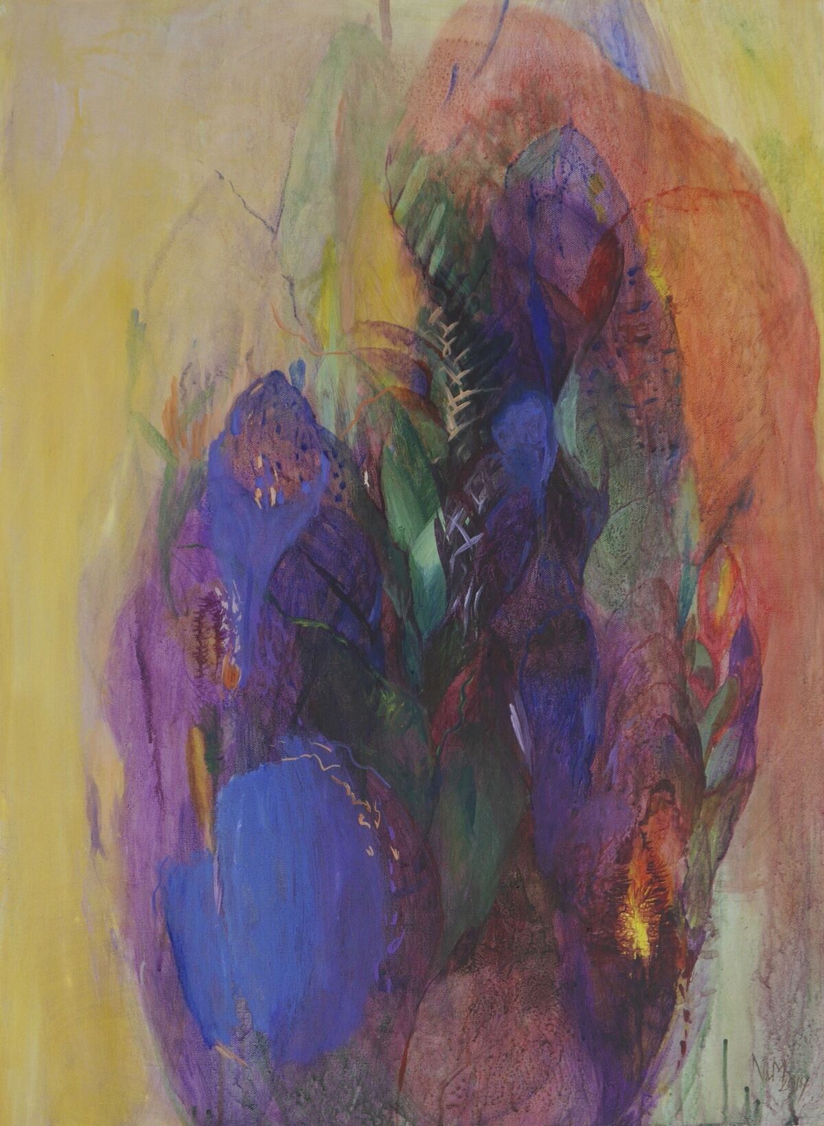Iris Study12019 Acryl Canvas80x60cm Iris Study12019 Acryl Canvas80x60cm