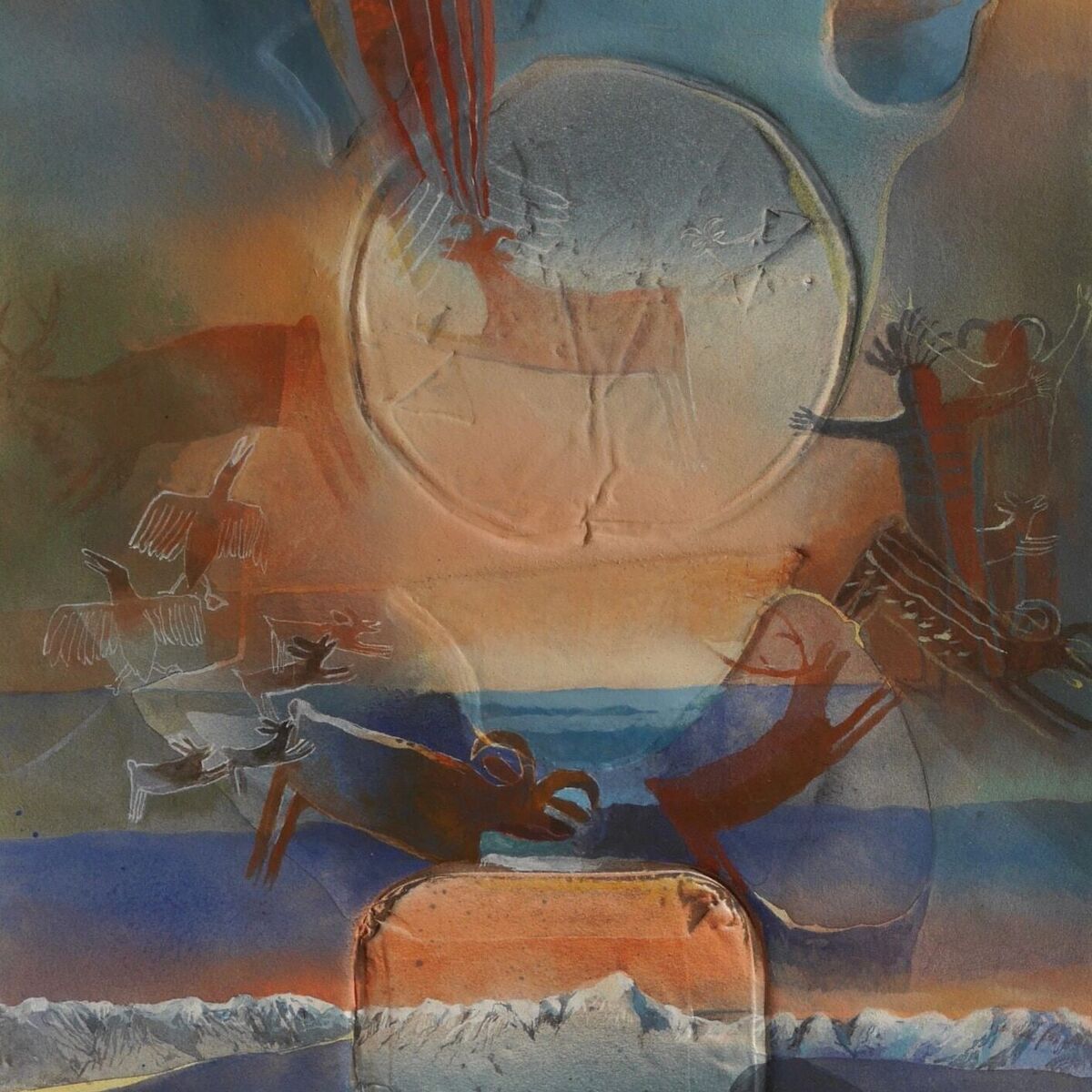 Baja Californiapainting embossment198042x22cm Baja Californiapainting embossment198042x22cm
